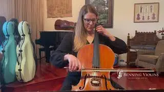 Fine 1820's Mirecourt Cello Made by Unknown Maker For Sale