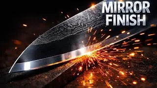 The Most Satisfying Knife Sharpening - ASMR 