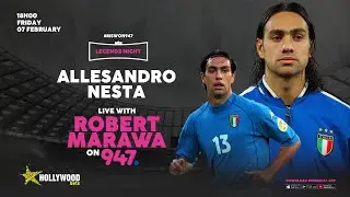 Robert Marawa hosts Italian football legend Alessandro Nesta and unveils Fifa Club World Cup trophy.