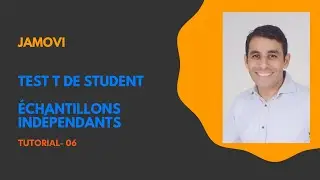 Test t Student pour échantillons indépendants sur JAMOVI