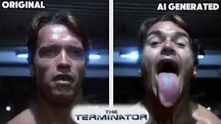 AI Flips Terminator - Iconic Movie Scenes Gone Funny
