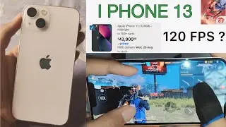iPhone 13 Unboxing 🎁 and Free Fire Gaming Test || Discussing all feautures 
