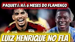PAQUETÁ HÁ 6 MESES DO FLAMENGO | FLA AVALIA LUIZ HENRIQUE | REFORÇOS CONTRA O SPFC E+