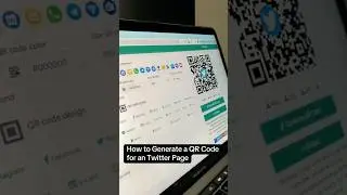 How to Generate a QR Code for an Twitter Page?
