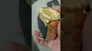 Invicta gold watch