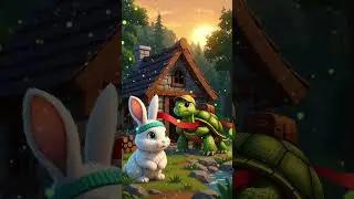 The Rabbit and the Tortoise  #3dcartoon #familyfriendly #kidscartoon