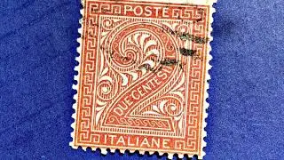 Филателия. Марки. Италия 1863 - 1898 год.