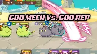 GOD MECH vs. GOD REP | TEAM MDP STRATEGY (JUMPING MECH) | AXIE INIFINITY GAMEPLAY (#1)