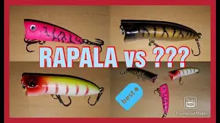 ESCHE ARTIFICIALI POPPER RAPALA PINK TIGER VS POPPER GENERICO TOP WATER UNBOXING