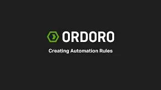 Creating Automation Rules within Ordoro
