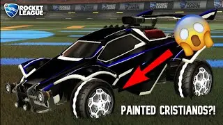NEW SECRET ROCKET LEAGUE WHEELS OUT! FSL-B / Spiralis R2 / Saptarishi | PAINTED CRISTIANO WHEELS