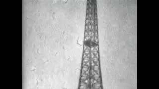 Panorama of Eiffel Tower (1900) Paris Exposition
