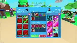 Trading my Lucky Pyramidium |Roblox| Bubble Gum Simulator