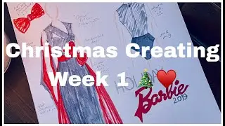 Рождественская вечеринка в стиле Барби!! 🎄💕 Неделя 1 #holidaybarbie #sewing #memade #christmassewing