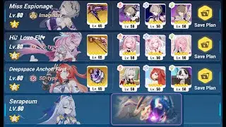HI3 8.6 BETA Abyss | New Valkyrie - Miss Espionage (S0+1), SS Serapeum on Lightning Husk - Mysticism