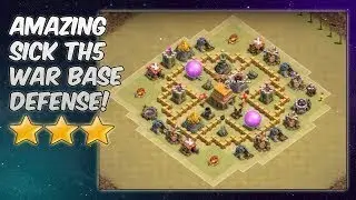 Town hall 5(TH5) BEST WAR BASE  100% WORKING