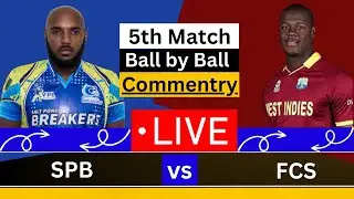 🔴Live :  FCS vs SPB 5th Match, VPL T10 2023 | Live Cricket Score, Commentary