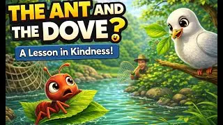 The Ant Saves the Dove | Bedtime Moral Story for Kids