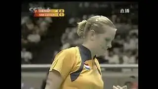 [Badminton][UberCup][2006] Final3rdTie  Jiang Yanjiao 蒋燕皎 (CHN) vs Rachel van Cutsen (NED)