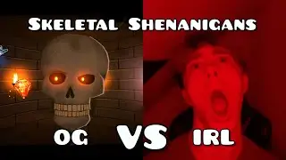 Skeletal Shenanigans: Original vs IRL Versions || Level by YoReid and Airzyy (Geometry Dash)