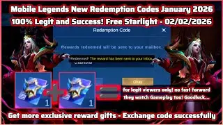 Mobile Legends New Redeem Codes January 25, 2026 - MLBB Redeem Codes + free Starlight Card for you!