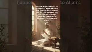 Gratitude to Allah Prophetic Teaching for Inner Peace and Contentment #shorts