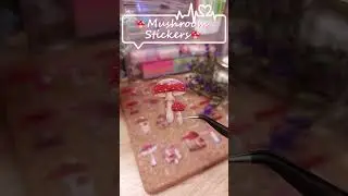 Mushroom Stickers #journaling #stickers #shopee #shopeehaul #vintage  #mushroom