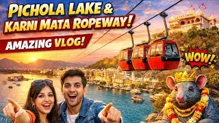 &ldquo;Udaipur Ka Sabse Khoobsurat View 😱|Karni Mata Ropeway & Pichola Lake&rdquo;#PicholaLake #KarniMataRopeway