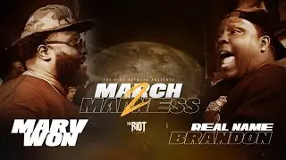 MARVWON VS REAL NAME BRANDON | THE RIOT NETWORK | RAP BATTLE Hosted by GEECHI GOTTI