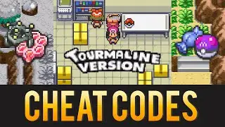 Pokemon Tourmaline Working Cheat Codes! (2025) | Master Ball Cheat | Rare Candy Cheat | Infinite Exp