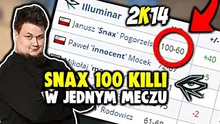 SNAX 100 KILLI W MECZU!!! ILLUMINAR ON FIRE, MOUZ NIESAMOWITY CLUTCH - CSGO BEST MOMENTS