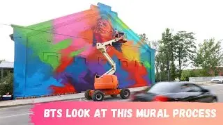 Painting a mural walk-through - With Explanation and  insights