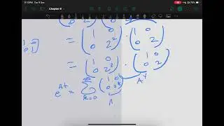 Matrix exponential 