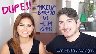 DUPES! Drugstore vs. Alta Gama con Martin Catalogne! | Pixie MakeUp