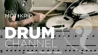 Free Drum Lessons | Sight Reading Basics | 2 Part Counting | Drum Cover | Drums | How To Play Drums