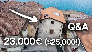 Our 23.000&euro; Italian Lake house Renovation (Q&A)