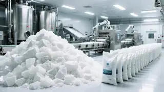 Inside a Modern Salt Factory: From Seawater to Refined Table Salt (Full Process)