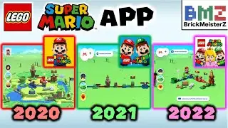 Evolution of LEGO Super Mario App Updates (2020-2022) #shorts