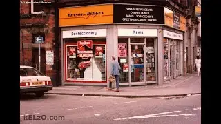 Time Travel - Stevenson Square barbers, Manchester 2014 / 1988.