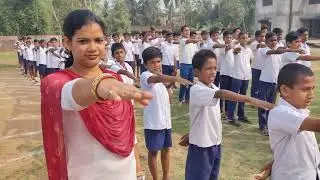 oath Taking  of Annual sports at F.H.High school,Tyanadakuda