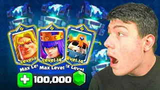 100,000 GEMS OPENING! 💎 FULLY MAXED LEVEL 14 ACCOUNT!