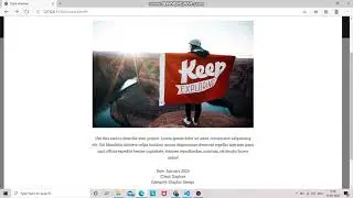 Here is the First video of Website Using #html #css # javascrpit