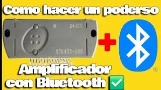 Como hacer un poderoso amplificador con Bluetooth usando partes recicladas 