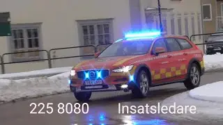 Utryckning R&auml;ddningstj&auml;nsten Malung-S&auml;len Insatsledare 225-8080 