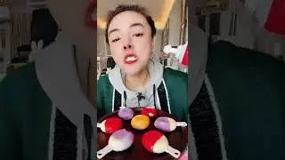 asmr eating chocolate ice cream magnum race