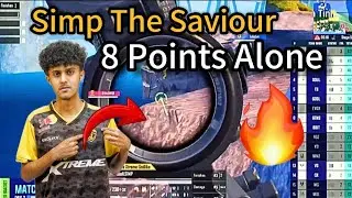 OMG 😱 Simp Alone 8 Points 💛⚡ Simp The Saviour 🔥 @JONATHANGAMINGYT   #bgmi #jonathangaming #godlike  