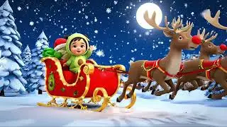 Counting to 10 with Santa's Reindeer | Christmas Songs for Kids | Sunny Avo