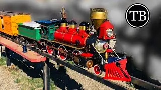 Beautiful 2-6-0 Mogul Steam Locomotive #livesteam #funwithtrains #trainbuilder