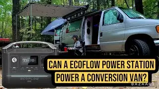 Powering a camper van with a #EcoFlow power station for fulltime #vanlife/how to set up
