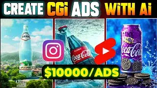 How To Create CGi Ads With Ai | CGi Ads Tutorial | Blender Tutorial